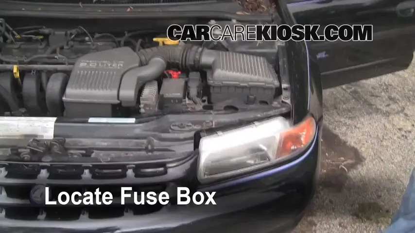 1996 Plymouth Breeze 2.0L 4 Cyl. Fuse (Engine) Check